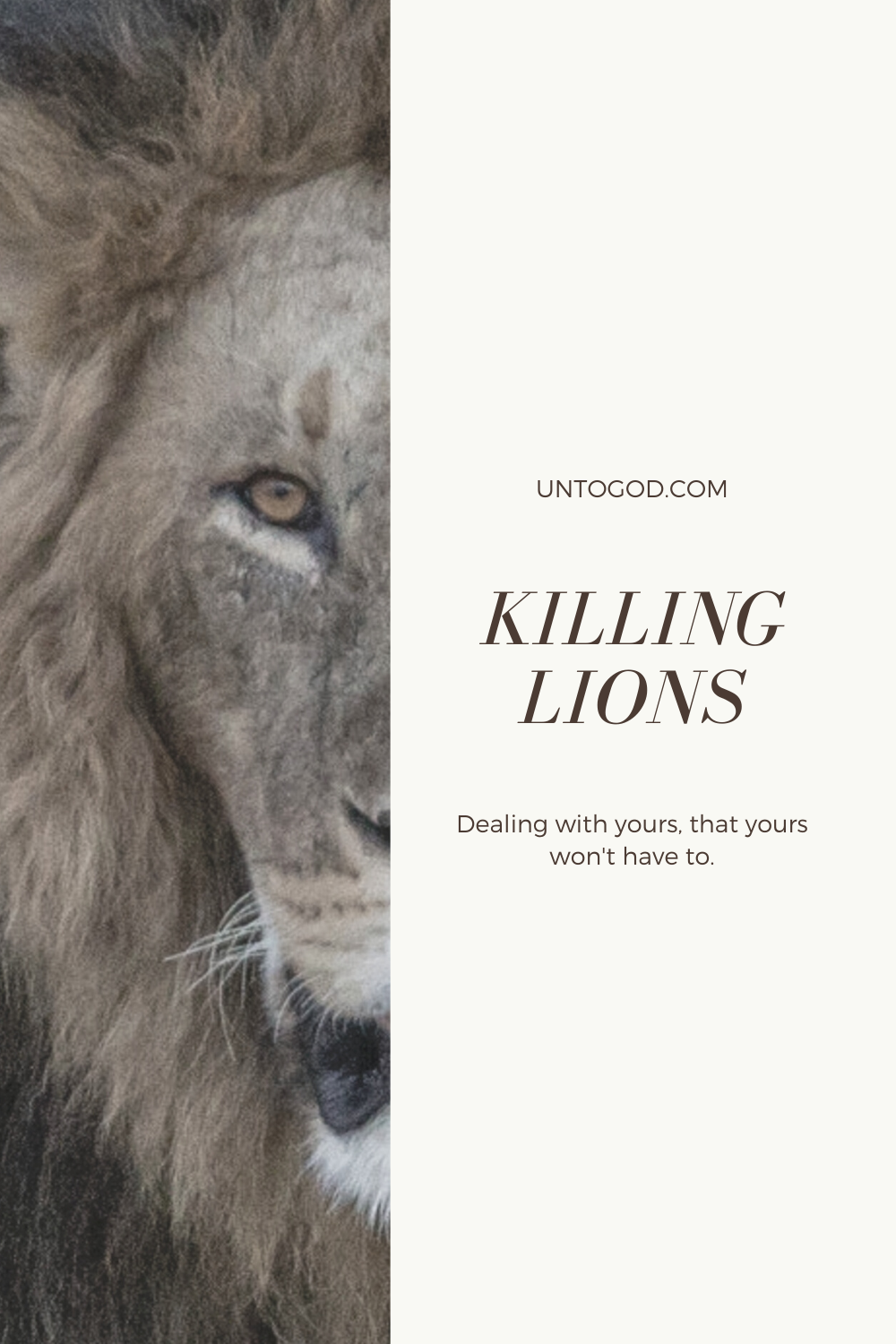 Killing Lions